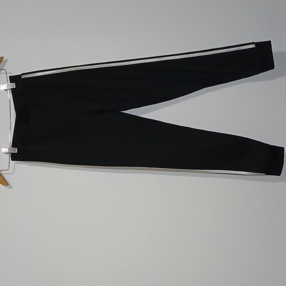 Adidas Girls Joggers Size 14 Black White euc - Picture 5 of 5